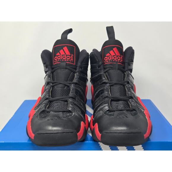 Adidas Crazy 8 BLACK RED D74581 Size 10 WORN main image 4